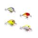 Vexan 4-Pack PHAT BOY 4 Crankbait Lures Purple/orange/yellow/White 4 ft Variety #1 PB 4-PK 4'