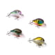 Vexan 4-Pack PHAT BOY 4 Crankbait Lures Purple/Yellow/Blue/Clear 4 ft Variety #3 PB 4-PK 4'