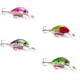 Vexan 4-Pack Rattlin' Wasp Trolling & Crankbait Lures Kit 2 Pink/Green/Red/Silver No4 Variety #2 RW 4-PK No4
