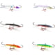 Vexan 6-Pack Crystal Reaper Jigging Lures Wt 7/8 oz Kit 2 Wonderbread/Purple/Black/Red/Orange/Green/Yellow 7/8 oz Variety #1 CR 6-PK 7/8 oz