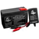 Vexilar 12 Volt/9 Amp Lead Acid Battery & 1 Amp Charger System Black Regular