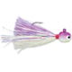 VMC Hot Skirt Glow Jig Purple Albino 3/8oz