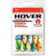 VMC Hover Jig Floating Jig Head #4 Size #2 Hook Assorted UV Colors 10 Pk