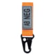 Voodoo Tactical Embroidered Blood Type Tags Ab- Black Letters Hi-Viz Orange Webbing