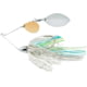 War Eagle Finnesse Colorado/Turtleback Blades Spinnerbait EWG Worm Fishing Hook 5/16oz 1 Piece Nickel/Blue Herring