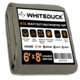 White Duck 18 oz. 100percent Cotton Canvas Tarp Olive 6ftx8ft