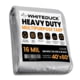White Duck Super Heavy Duty Poly Tarp Silver/Black 40x60ft