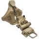 Wilcox G24 Night Vision Mount w/Hybrid Shroud Tan