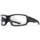 Wiley X Changeable Series Breach XL 2.5 Sunglasses Matte Black Frame Gunmetal Logo Clear Lens