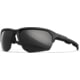 Wiley X Changeable Series Jakl Captivate Non-Pol Sunglasses Matte Black Frame Black Mirror Lens