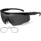 Wiley X PT-1 Sunglasses - 2 Lens Package, 1 Matte Black Frame w/Smoke Grey,Clear Lens, PT-1SCRX