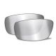 Wiley X WX Sleek Replacement Parts - Silver Flash Smoke Grey Lens Only