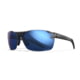 Wiley X WX Prime Sunglasses Gloss Crystal Grey Frame Prime Captivate Pol Blue Mirror Lens