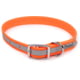 King Buck Core D Ring High Visibility Reflective Collar with Name Plate Orange L/XL