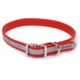 King Buck Core D Ring High Visibility Reflective Collar with Name Plate Red M/L