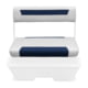 Wise 70 Qt/62 Qt Swingback Cooler Back Rest/Seat Cushion Set Brite White/Mariner Blue Medium