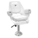 Wise Deluxe Pilot Chair with WP23-15-374 Ped Wise White Medium