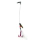 Woodstock Line 2 Treble Hook And 6 In 20Lb 1X7 Wire For Tip-Ups