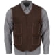 Woolrich Utility 12 Full Zip Vest Brown L