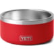 Yeti Boomer 4 Dog Bowl Rescue Red
