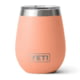 Yeti Rambler 10 oz Wine Tumbler w/MagSlider Lid Lowcountry Peach