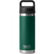 Yeti Rambler 18 oz Water Bottle w/Chug Cap Black Forest Green