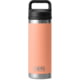 Yeti Rambler 18 oz Water Bottle w/Chug Cap Lowcountry Peach