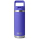Yeti Rambler 18 oz Water Bottle w/Straw Cap Ultramarine Violet