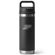 Yeti Rambler 18 oz Water Bottle w/Chug Cap Black/NCAA Purdue