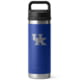 Yeti Rambler 18 oz Water Bottle w/Chug Cap Blue/NCAA Kentucky