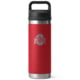 Yeti Rambler 18 oz Water Bottle w/Chug Cap Red/NCAA Ohio State