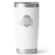 Yeti Rambler 20 oz Water Bottle w/Magslider Lid White/NCAA Ohio State
