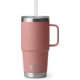 Yeti Rambler 25 oz Straw Mug Sandstone Pink