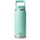 Yeti Rambler 26 oz Water Bottle w/Straw Cap Seafoam