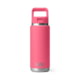 Yeti Rambler 26 oz Water Bottle w/Straw Cap Tropical Pink