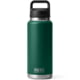 Yeti Rambler 36 oz Water Bottle w/Chug Cap Black Forest Green