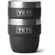 Yeti Rambler 4 oz Stackable Cups w/Durasip Ceramic Lining - 2 Pack Black