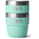 Yeti Rambler 4 oz Stackable Cups w/Durasip Ceramic Lining - 2 Pack Seafoam