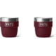 Yeti Rambler 4 oz Stackable Cups w/Durasip Ceramic Lining - 2 Pack Wild Vine Red