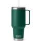 Yeti Rambler 42 oz Straw Mug w/Straw Lid Black Forest Green