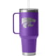 Yeti Rambler 42 oz Straw Mug w/Straw Lid Purple/NCAA Kansas State