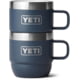 Yeti Rambler 6 oz Stackable Mugs w/Durasip Ceramic Lining - 2 Pack Navy