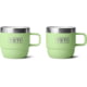 Yeti Rambler 6 oz Stackable Mugs w/Durasip Ceramic Lining - 2 Pack Key Lime