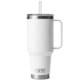 Yeti Rambler 42 oz Straw Mug w/Straw Lid White