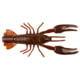 Yum Ned Craw Bait 2in Dark Brown/Rd Brwn
