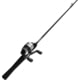 Zebco 33 Micro Spincast Reel and Rod Combo 5ft 2-PC Rod w/ Durable Fiberglass Pole QuickSet Anti-Reverse Reel w/ Bite Alert Silver