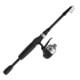 Zebco 33 Micro Triggerspin Spincast Reel and Telescopic Rod Combo Extendable 19in to 5ft Telescopic Pole QuickSet Anti-Reverse Reel w/ Bite Alert