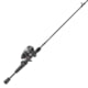 Zebco Bullet Spincast Reel and Rod Combo 6ft 6in 2-PC IM8 Graphite Pole w/ MaxTac Grip Rod Handle Changeable Righ/Left Retrieve Black