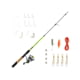 Zebco Ready Tackle Lake/Pond 20sz 6 ft Spinning Combo w/Eagle Claw Tackle 2 Pieces Medium Light