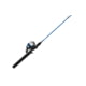 Zebco Salt Fisher 33 Spincast Reel and Rod Combo 6ft 6in 2-PC Medium-Heavy Moderate-Fast Fiberglass Rod Interchangeable Retrieve 12lb Line Blue/Silver